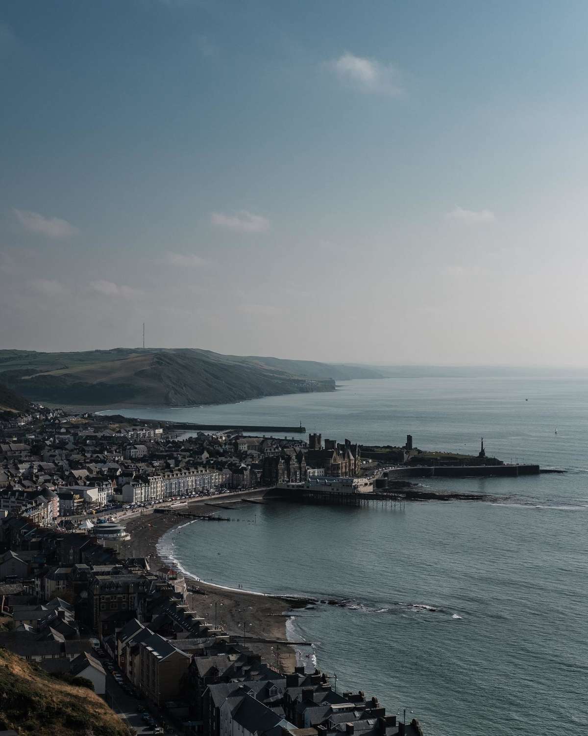 Student near Aberystwyth University, Llanbadarn Centre