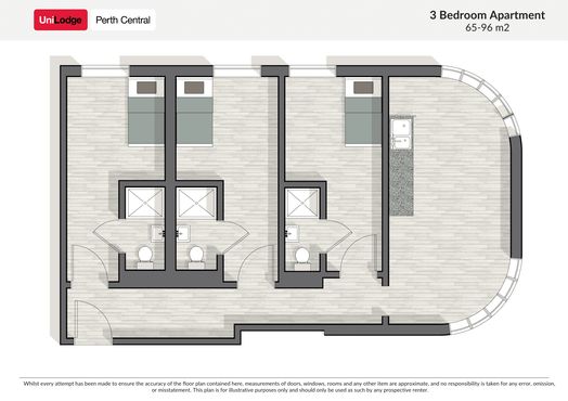 3 Bed Ensuite Apartment