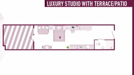 Luxury Studio with Terrace