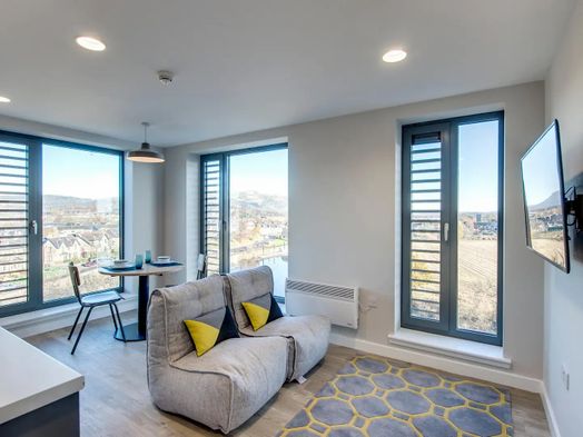 Photo of a riverside Quay.