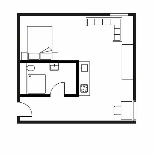 1 Bed Apartment