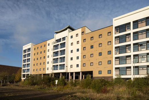 Photo of a newport Student Village.