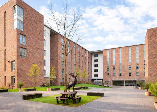 Photo of a foundry Courtyard.
