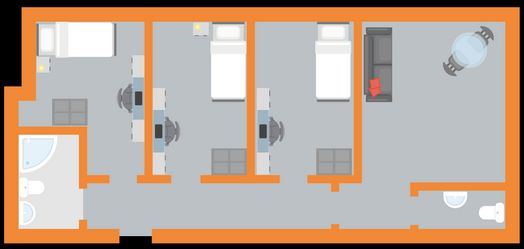 3 Bed Flat