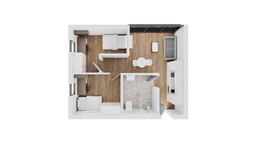 2 Bedroom Apartment Accessible Terrace