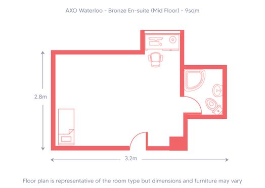 Bronze Ensuite (Mid Floor)