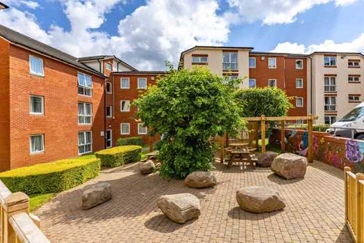 Photo of a trinity Student Village.