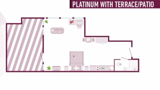 Platinum Studio with Terrace