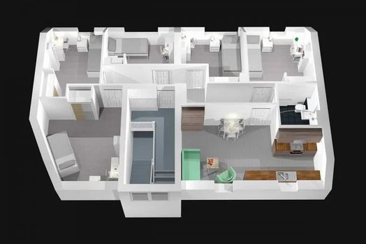 Premium Plus 6 Bed Flat