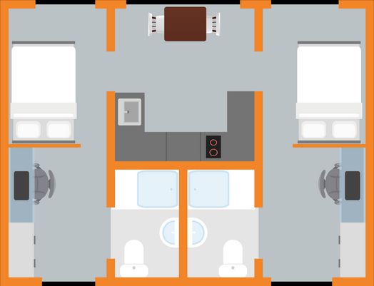 Two Bed Club Apartment