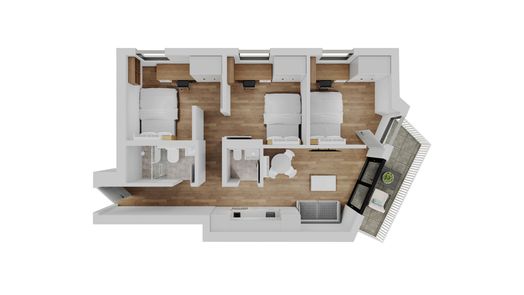 3 Bedroom Apartment Terrace