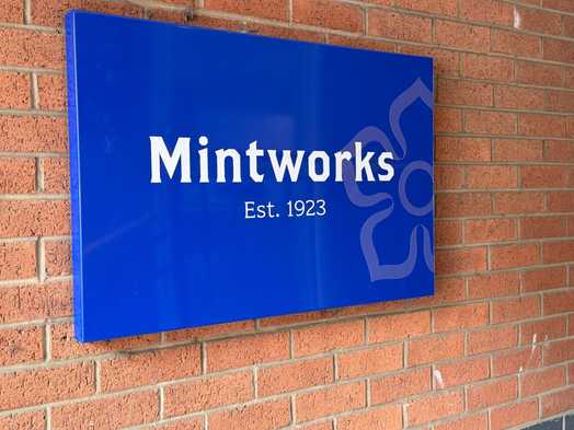 Photo of a mintworks.