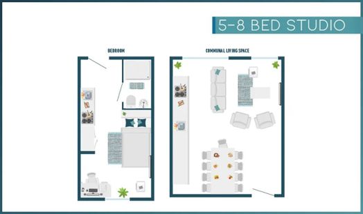 6 Bed Studio