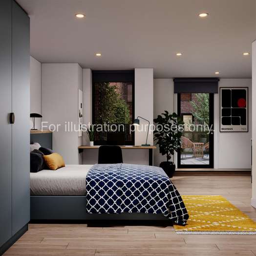 Studio with Balcony