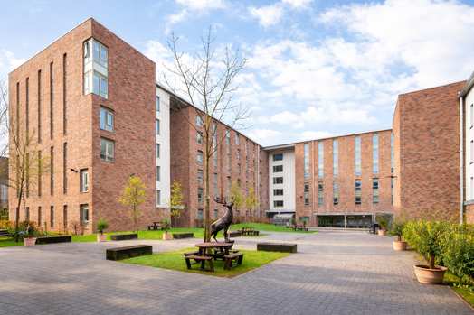 Photo of a foundry Courtyard.