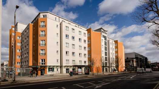 Photo of a mcMillan Student Village.