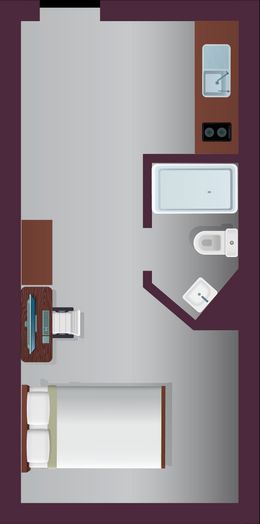 Standard Studio with Courtyard