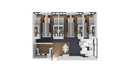 5 Bedroom Multishare