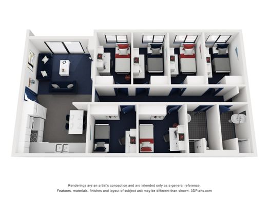 6 Bedroom Apartment Lakeside