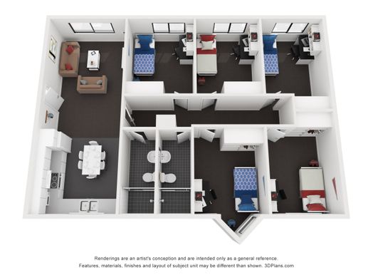 5 Bedroom Apartment Poolside