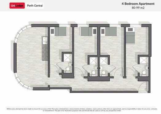 4 Bed Ensuite Apartment