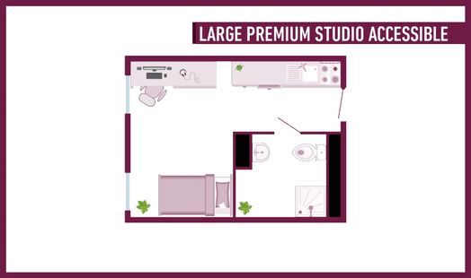 Large Premium Studio Accessible