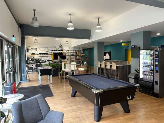 Photo of a foundry Courtyard.