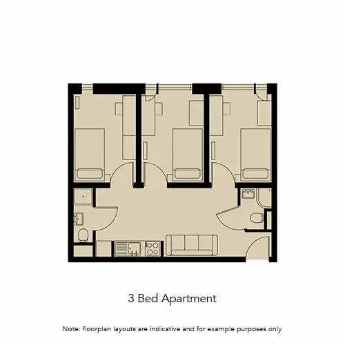 3 Bed Apartment