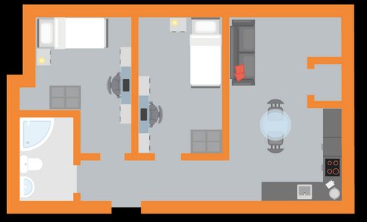 2 Bed Flat