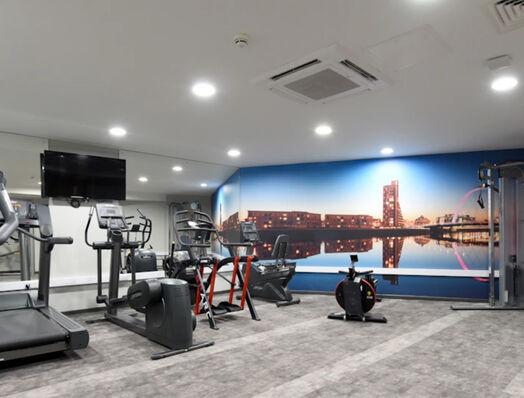 Photo of a ensuite room in 1-room student hall in Glasgow.