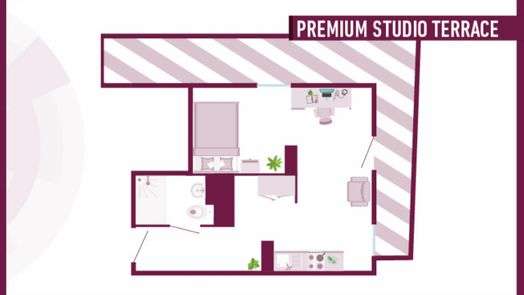 Premium Studio Terrace Upper Floor