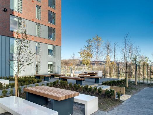 Photo of a riverside Quay.