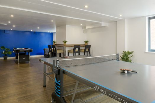 Photo of a king Square Studios.