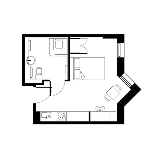 1 Bed Apartment