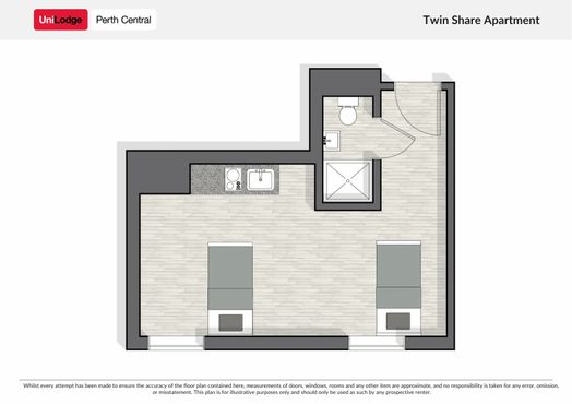 Superior Twin Bed Studio