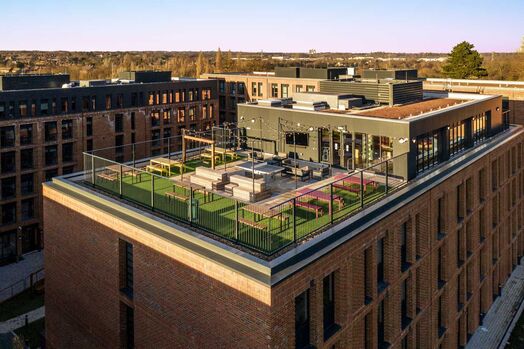 Photo of a guilden Village.