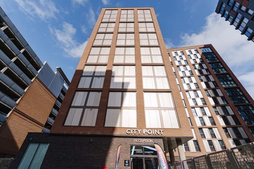 Photo of a canvas Coventry City Point.