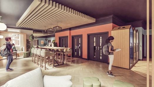 Photo of a st Chads Student Village.