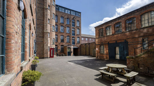 Photo of a nottingham Square.