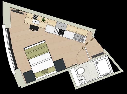 Premium Studio Plus, Standard Floors