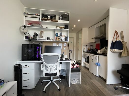 Photo of a student hall in Nottingham.
