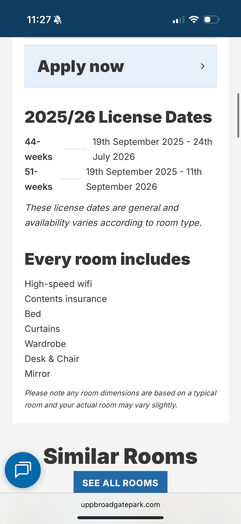 Photo of a broadgate Park one bed flat .