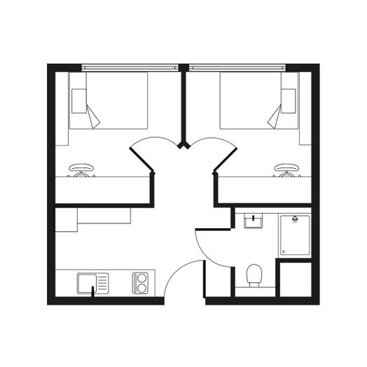 2 Bed Shared Apartment