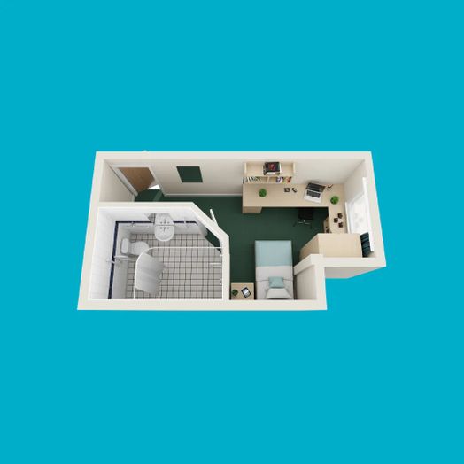 En suite Rooms (Single Bed) – Bronze Plus