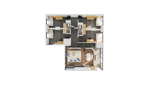 4 Bedroom Multishare Shared Bathroom