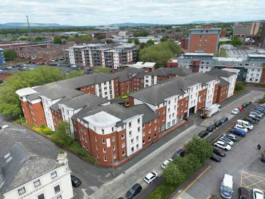 Photo of a trinity Student Village.