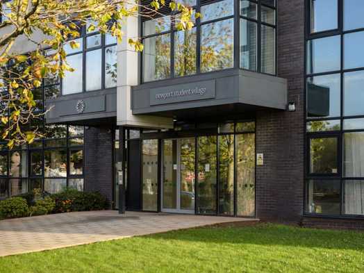 Photo of a newport Student Village.