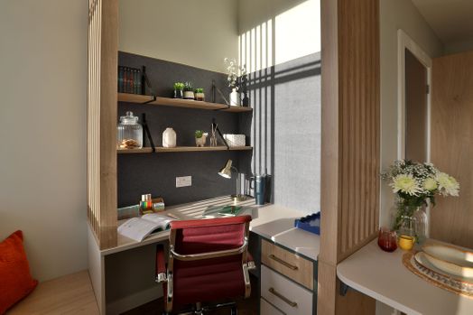 Photo of a college House.