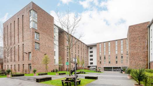 Photo of a foundry Courtyard.