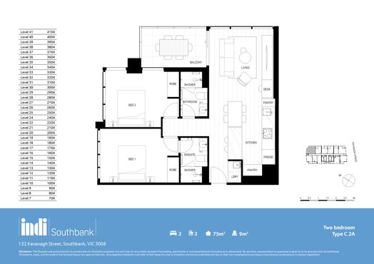 2 Bedroom 1 Bathroom Apartment Unfurnished